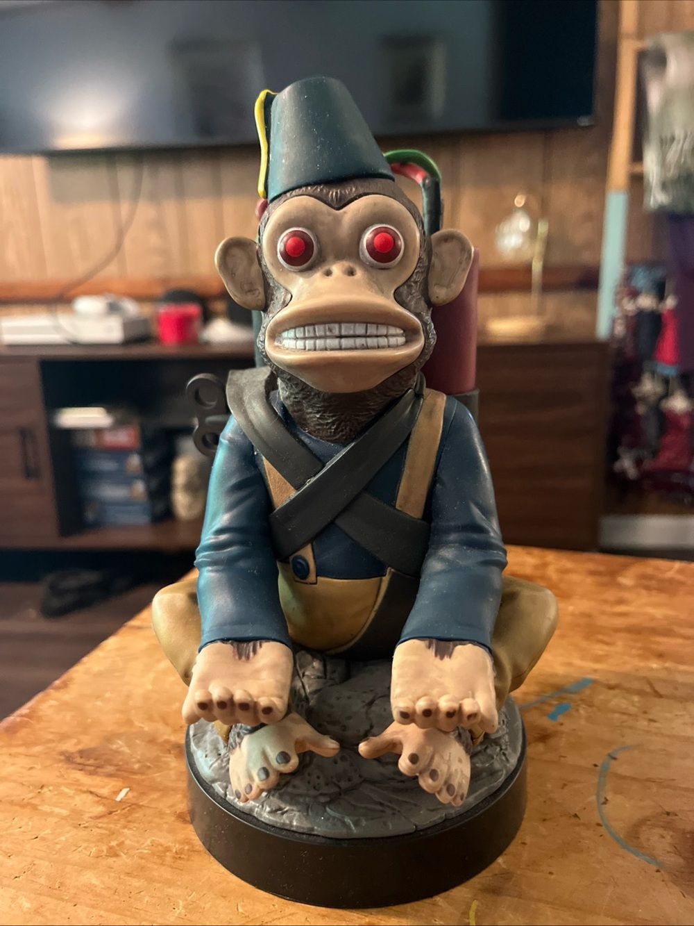 The original Call of Duty Monkey Bomb phone or game controller holder